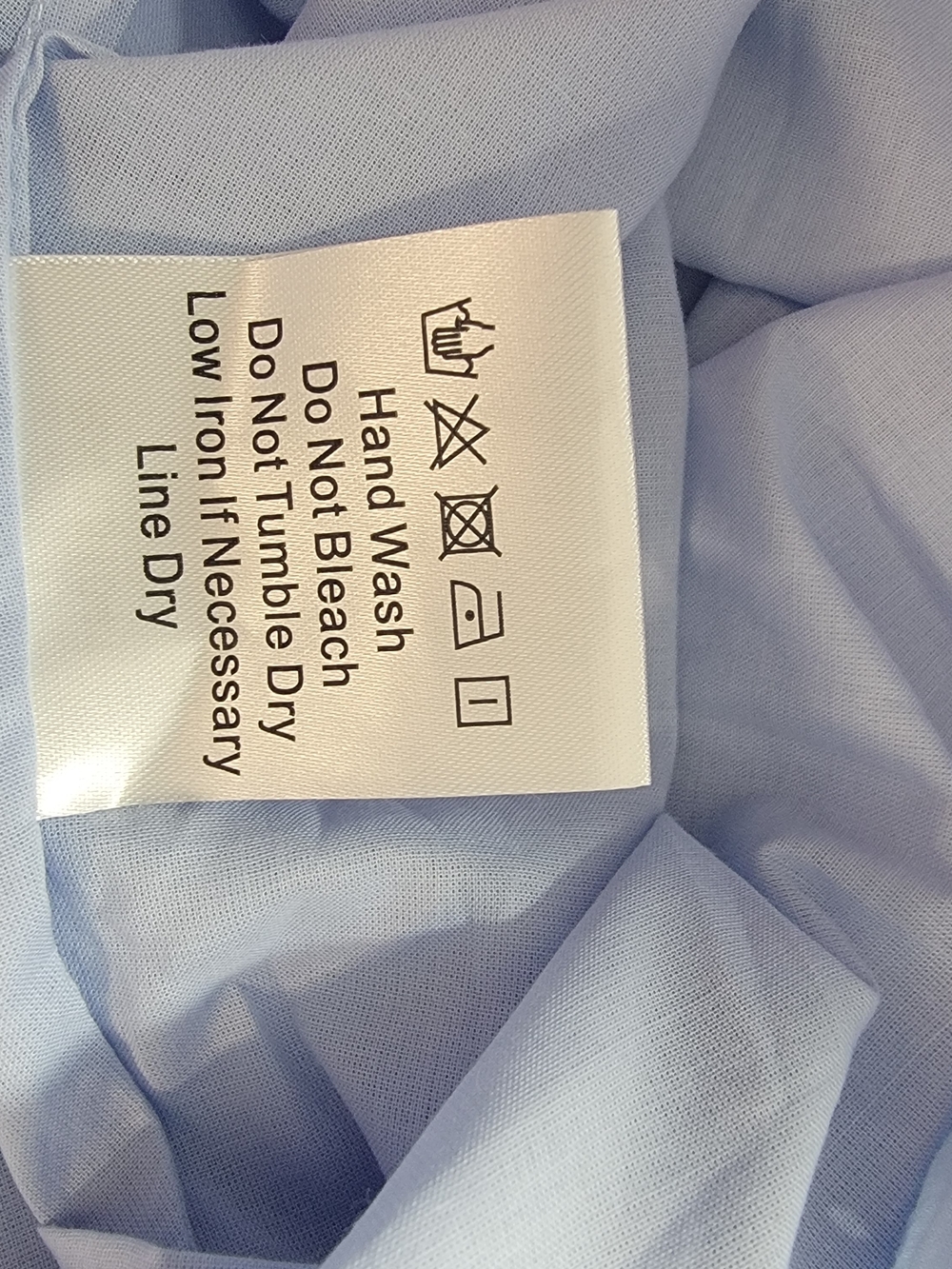 Kourt Sundress In Light Blue Lace-Trim Puff Sleeve Mini Dress - Picture 10 of 10